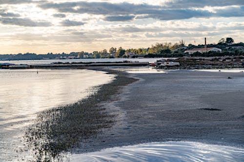 Photos gratuites de coucher de soleil, les villes, plage