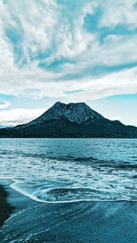 Discover the breathtaking view of Antalya's rocky coastline and majestic mountains.