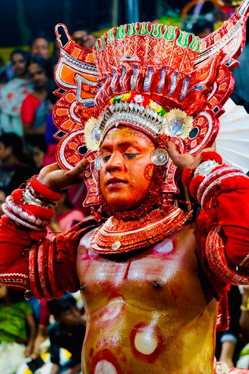 คลังภาพถ่ายฟรี ของ theyyam, การยืน, งานเทศกาล