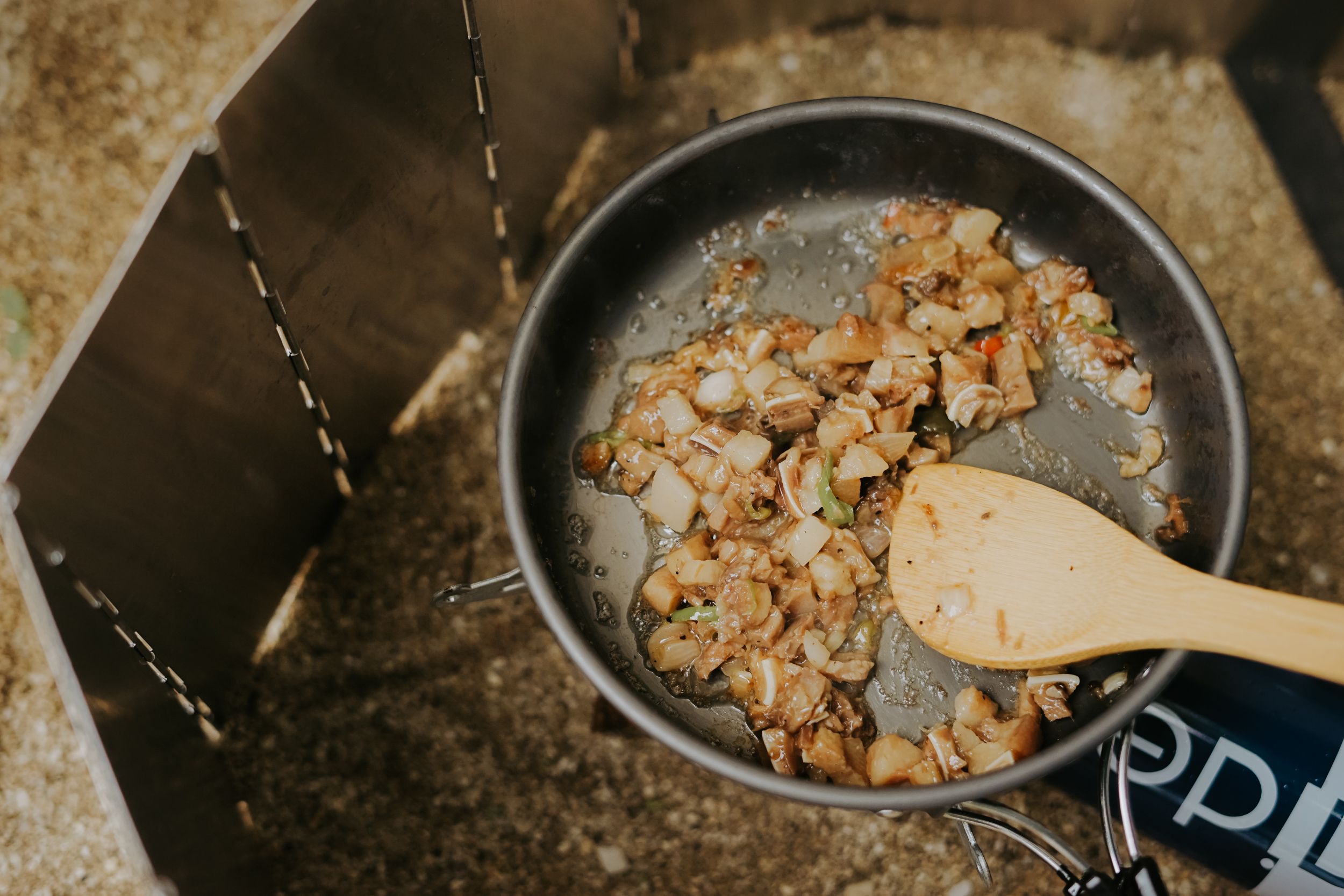 Vegetable Kimchi Fried Rice with Charred Scallions