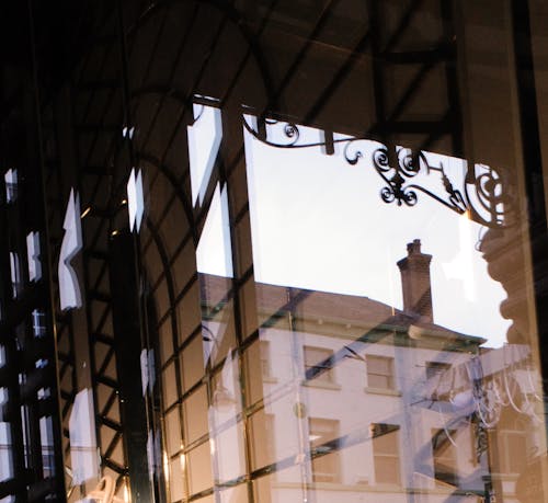 Reflection of a Building in a Window 