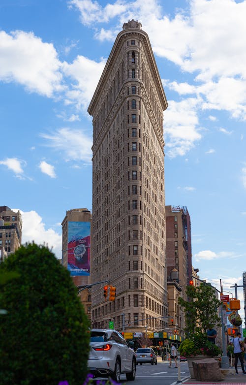 Free Facade of the Flatiron Building in New York City, New York, USA Stock Photo