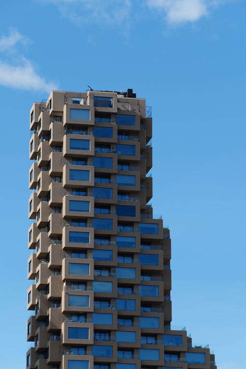 公寓樓, 北托尔嫩, 垂直拍摄 的 免费素材图片
