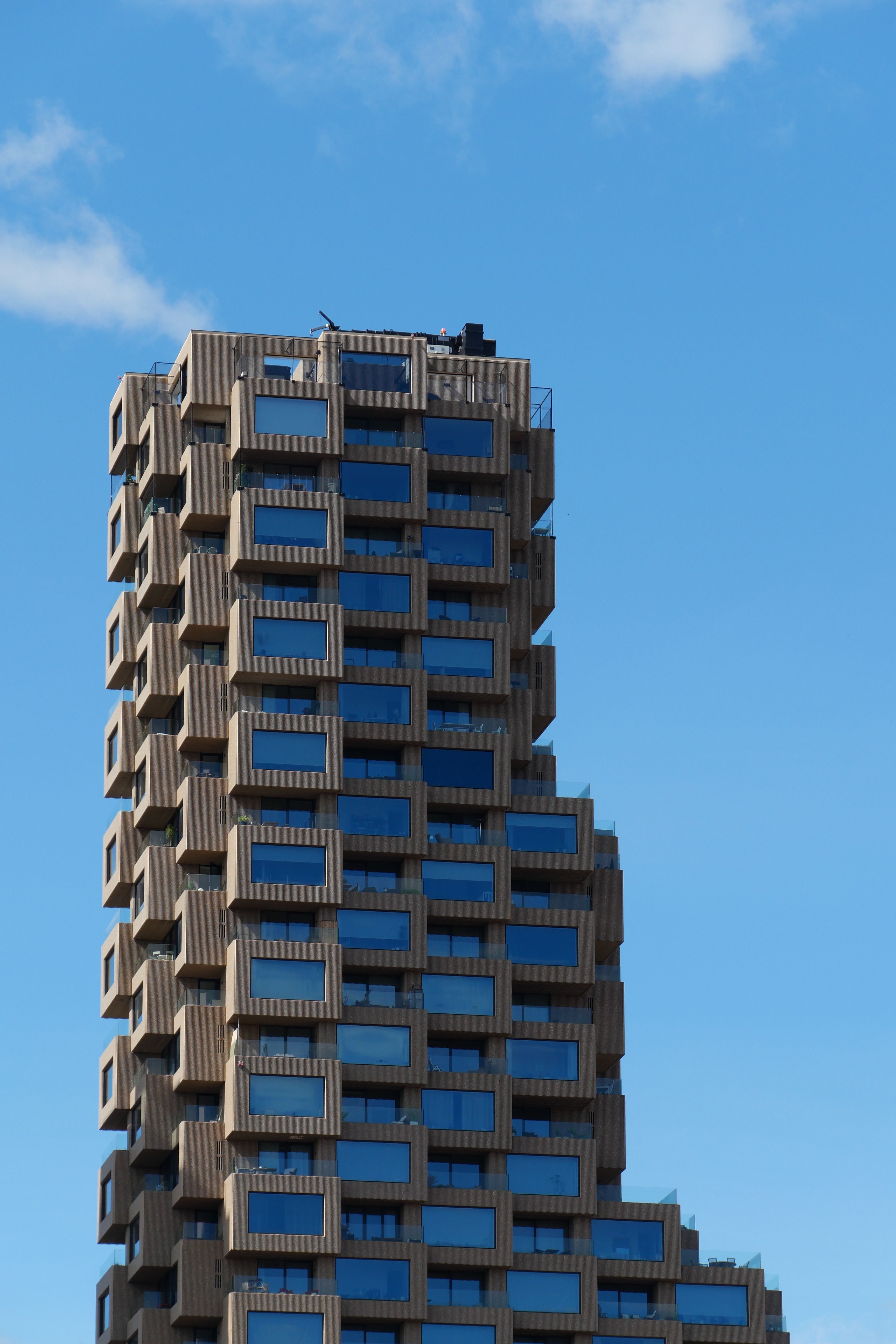 Beautiful view of Luxury Apartment Buildings In Stockholm