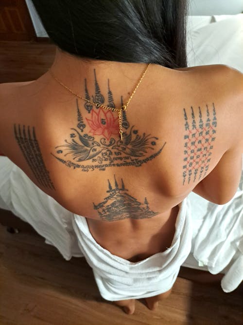 Gratis stockfoto met lichaam tattoo, Thais, thaise cultuur