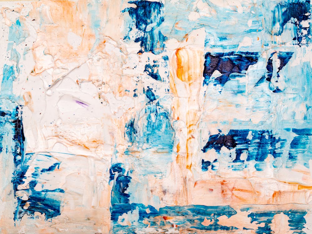 abstrakter expressionismus, abstraktes gemälde, acryl