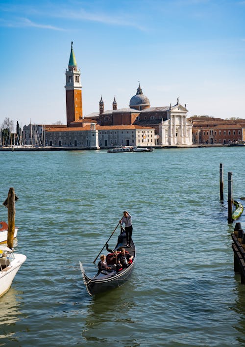 Gondolas in Port in Venice 