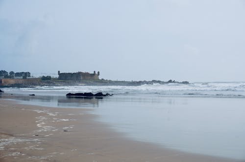 Beach on Cloudy Day