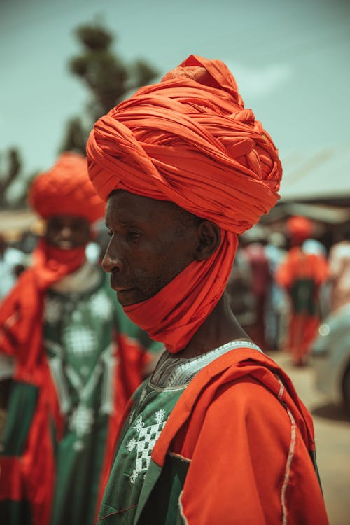 アフリカ人, おとこ, 伝統的な服の無料の写真素材
