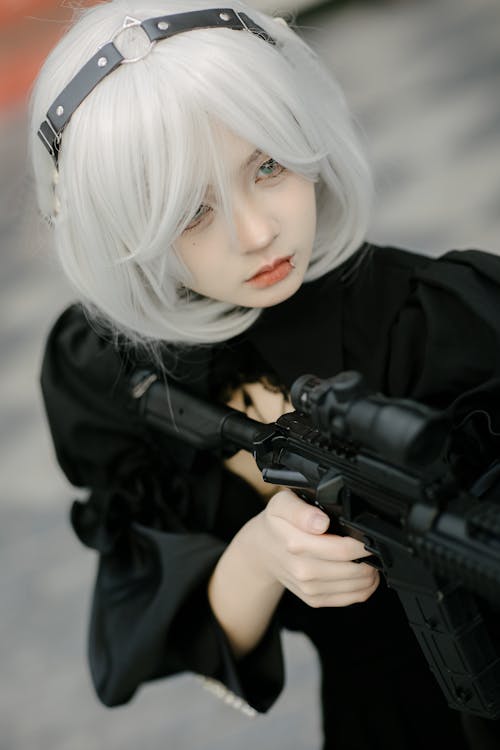 Foto d'estoc gratuïta de anime, arma, cosplay