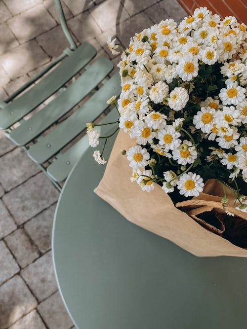 armağan, Çiçekler, dikey atış içeren Ücretsiz stok fotoğraf