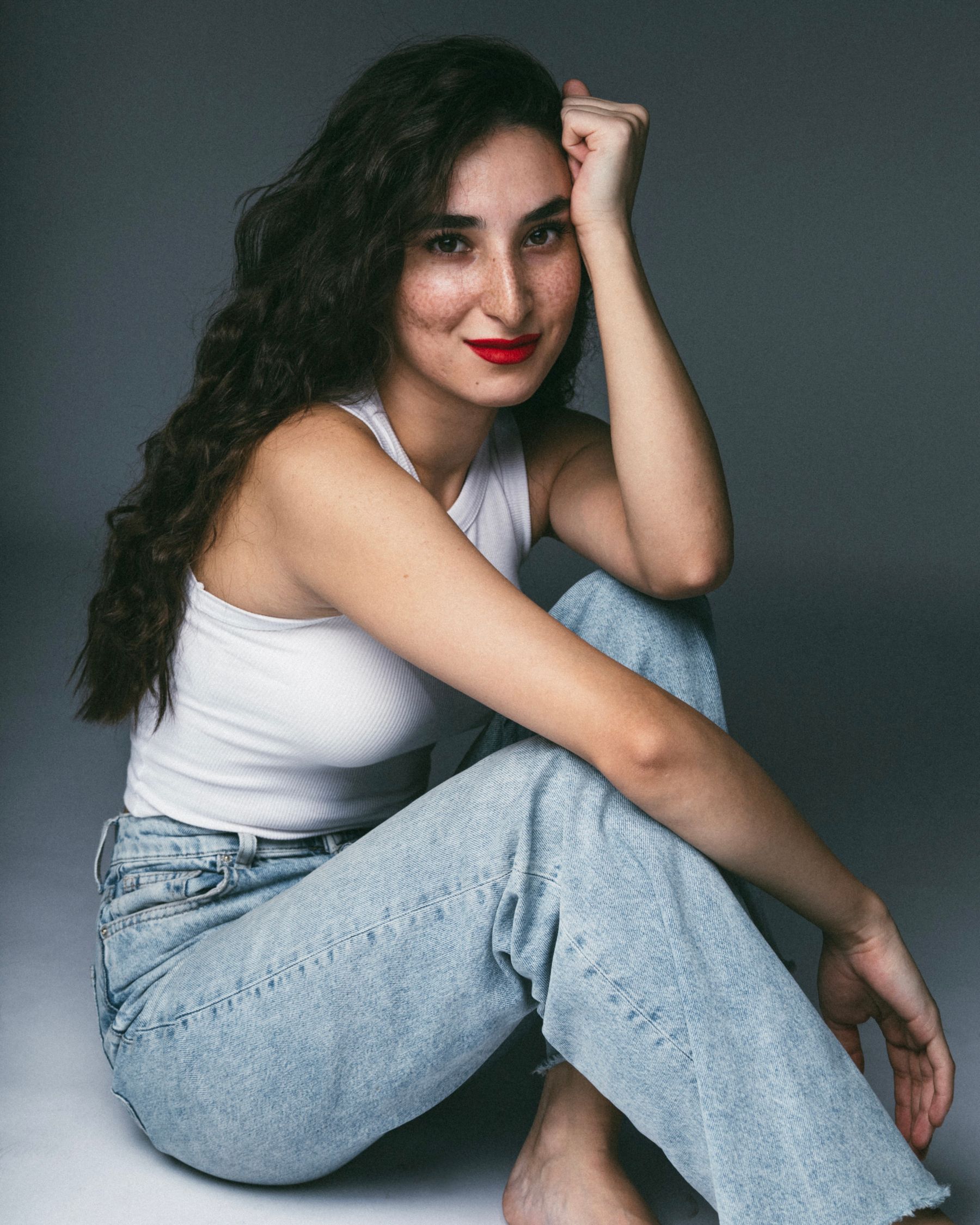 Jeans con faja calce colombiano