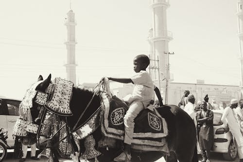 Child on Decorated Horse