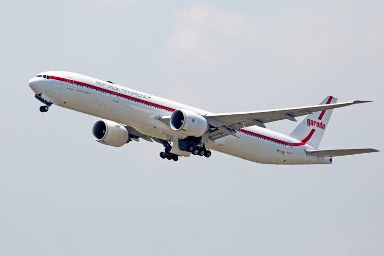 Garuda Indonesia Airplane Flying