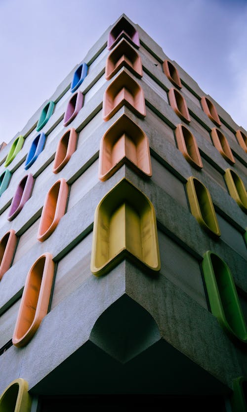 Colorful Design of Building Wall