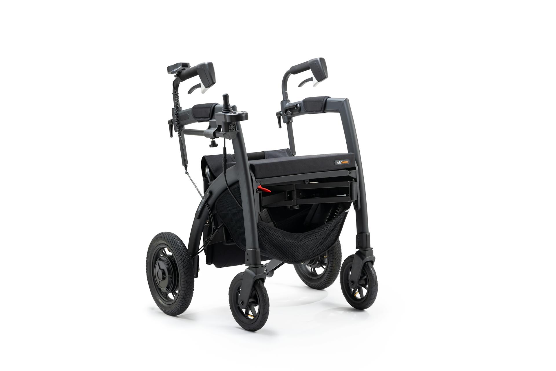 Studio Shot of a Modern Modular Motorized Wheelchair and Walker