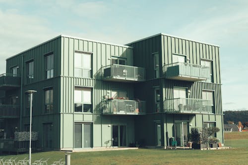 Residential Building with Balconies