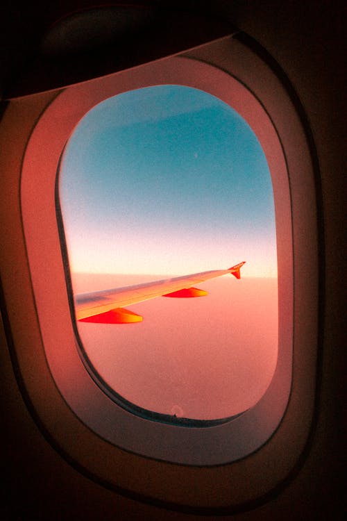 Бесплатное стоковое фото с 4k фон, вид на закат, вид самолета