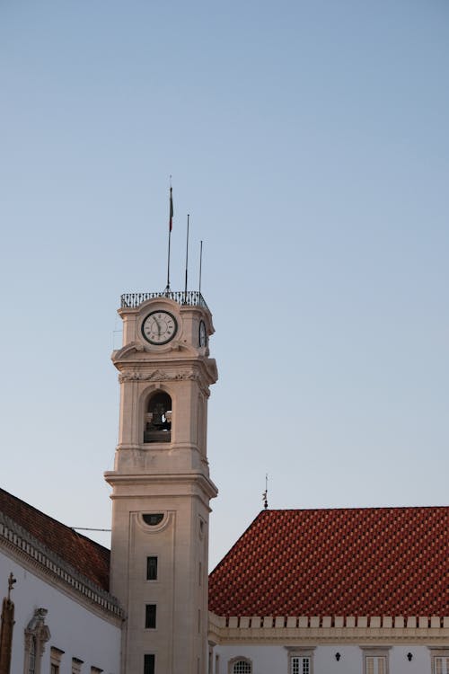 Coimbra Portugal Universidade Cabra Relogio Torre