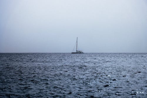 catamaran on the atlantic