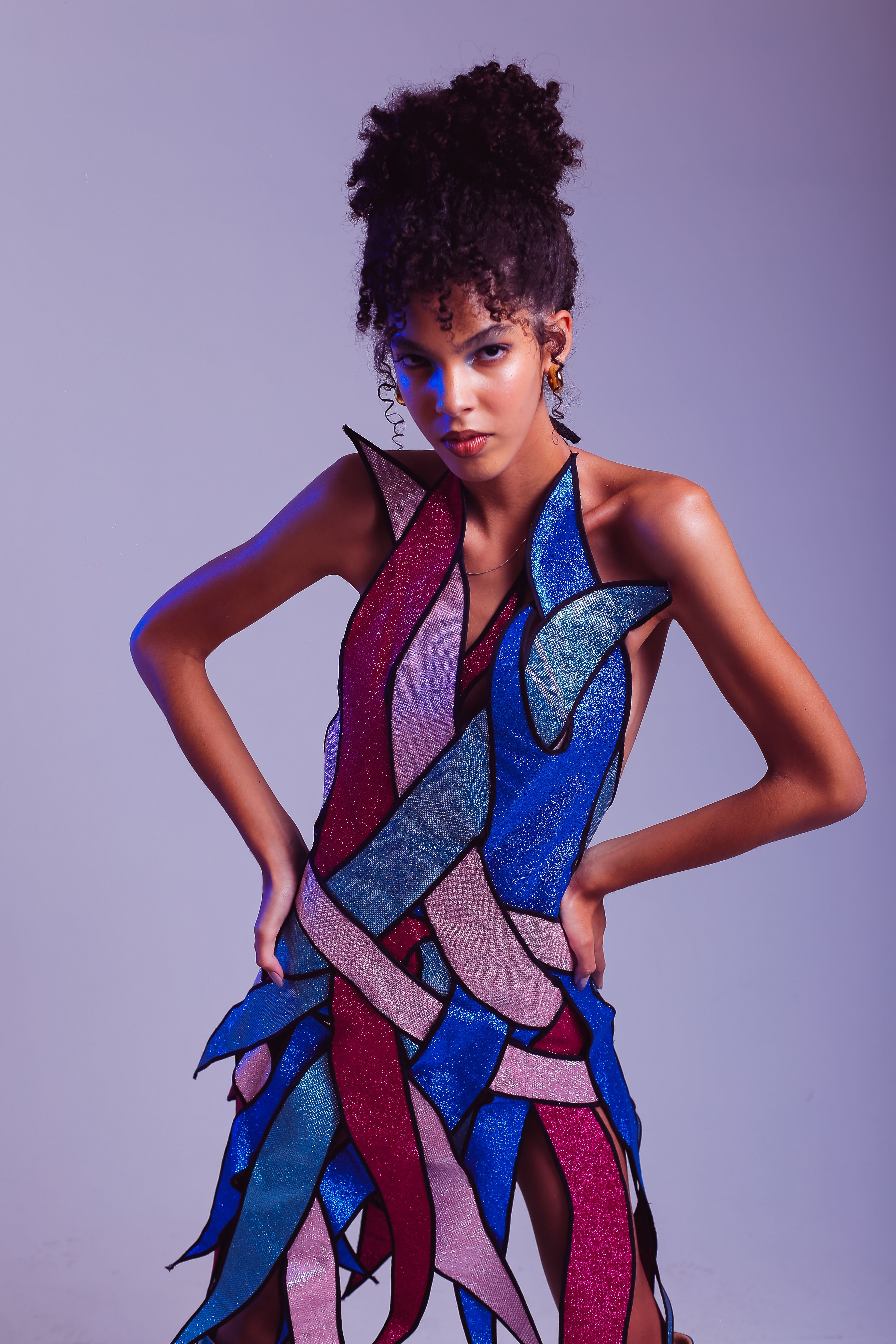 Woman in Multi Colored Dress · Free Stock Photo