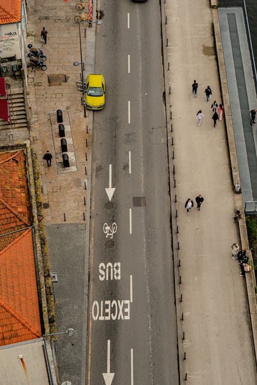Foto stok gratis fotografi udara, jalan, jalan-jalan kota