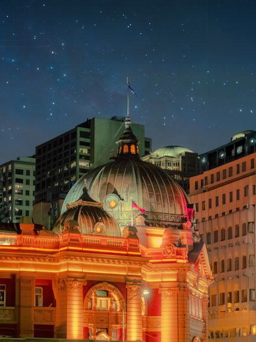 Free Flinders Street 2024 Stock Photo