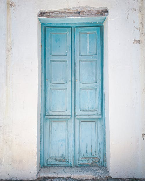 Greek Blue Doors