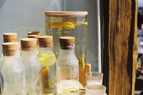 Lemonade in Bottles