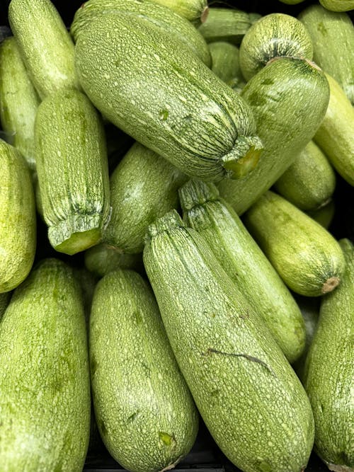Close up of Zucchinis