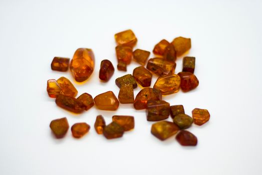 amber stone translucent light