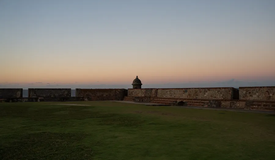 Les remparts au coucher du soleil