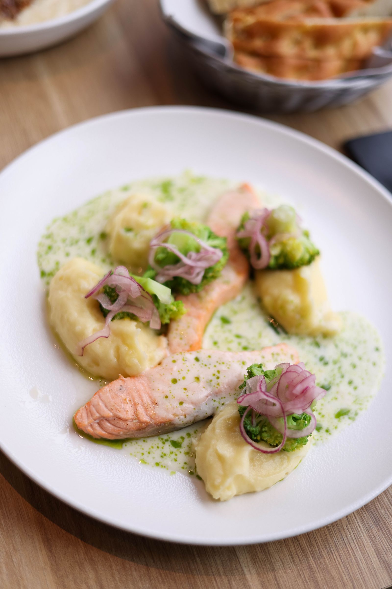 Illustrative concept photograph of a beautifully prepared meal; not an actual tour menu
