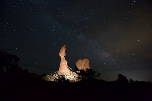 Imagine de stoc gratuită din călătorie, Calea Lactee, cer de noapte