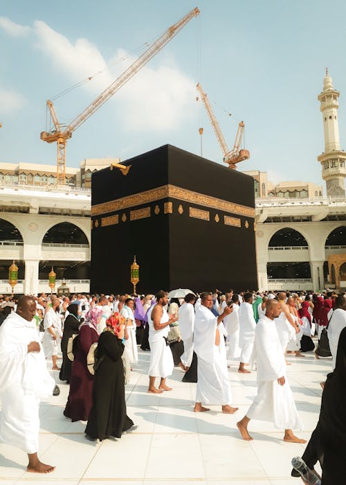 Pilgrims Walking around Kaaba