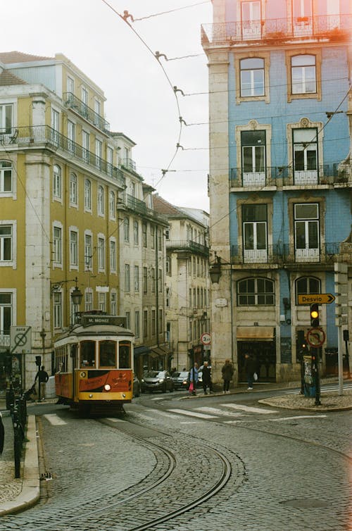 Tram on Street