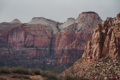 Rock Formations in Zion National Park in USA