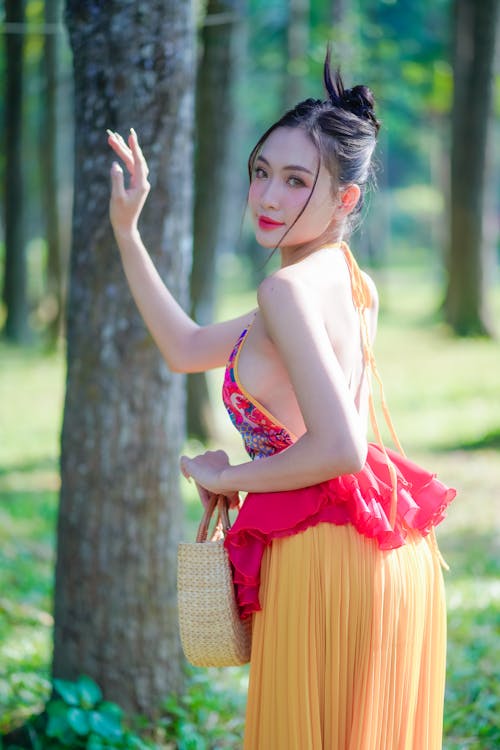 Gratis lagerfoto af asiatisk kvinde, brunette, elegant