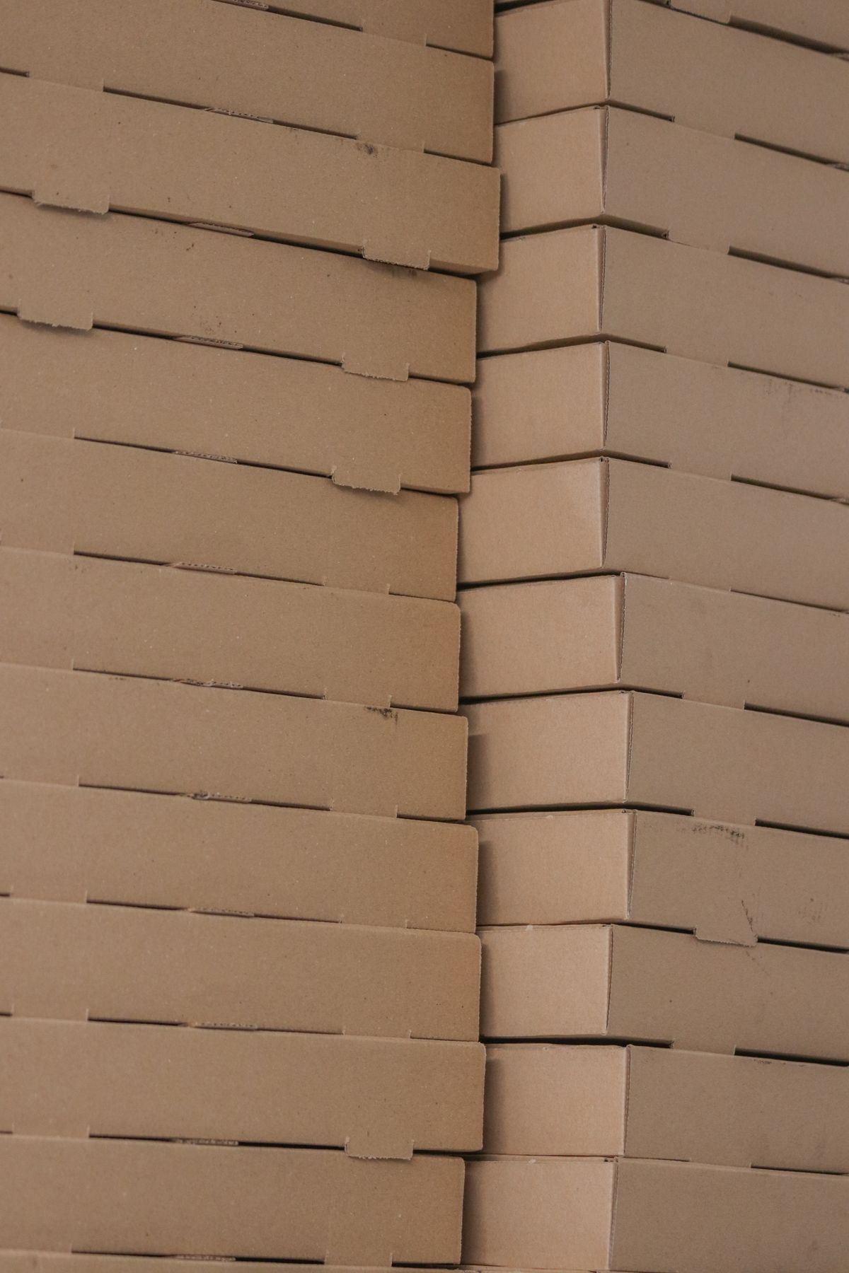 Warehouse stocked with corrugated boxes ready for pharmaceutical and nutraceutical bulk orders