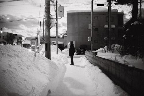 人行道, 冬季, 城市 的 免費圖庫相片