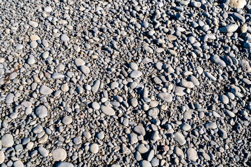 A close up view of a gravel surface