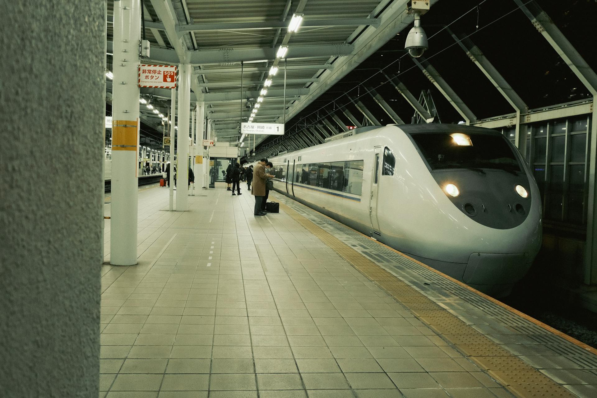 Train at Metro Station in Japan