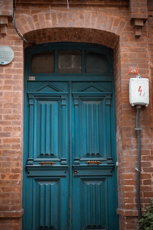 Základová fotografie zdarma na téma budova, cihly, dveře