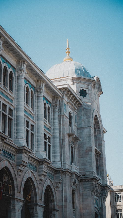 A building with a clock on top of it