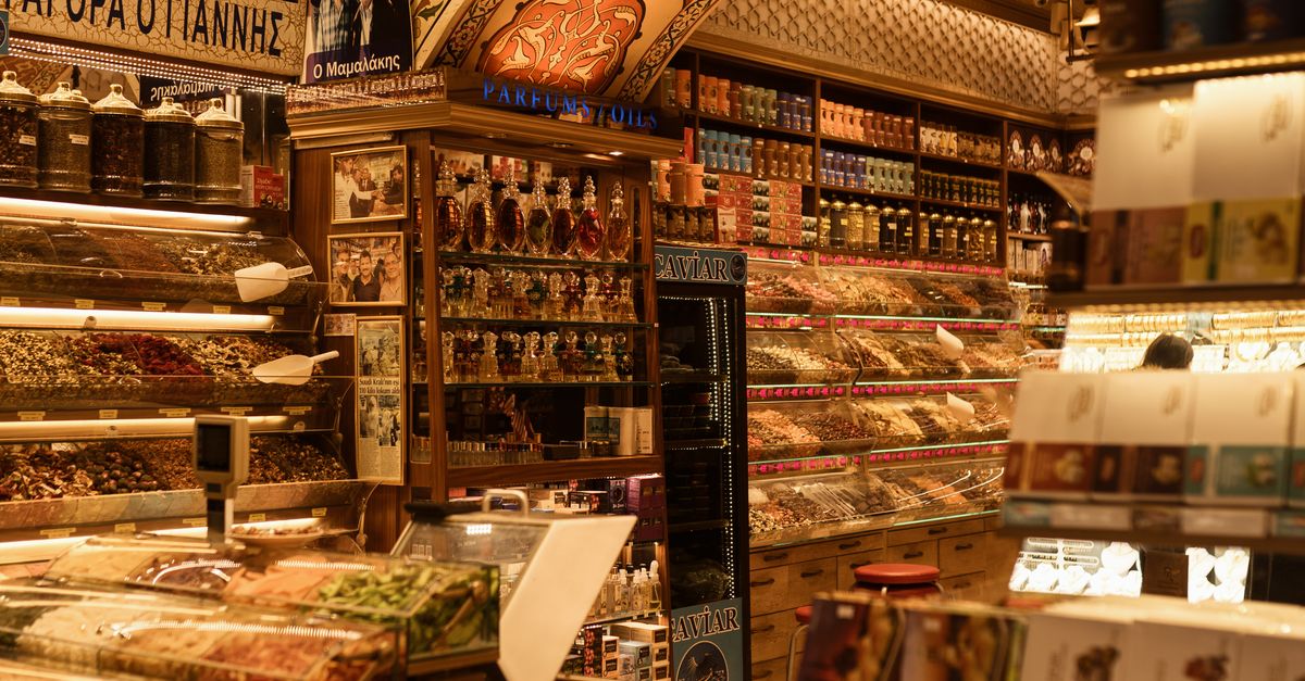 Greek Store Store with Traditional Products in Greece · Free Stock Photo