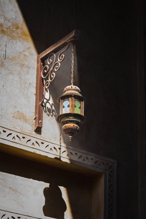 Vintage Lamp on Wall