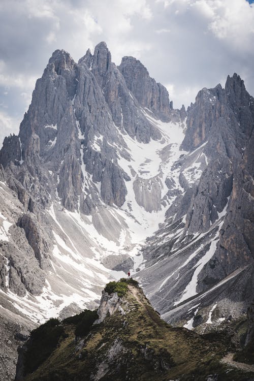 View of the Cadini di Misurina - Group of Mountains in the Eastern Dolomites in the Province of Belluno, Italy