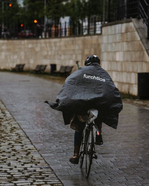 A Person Riding a Bicycle