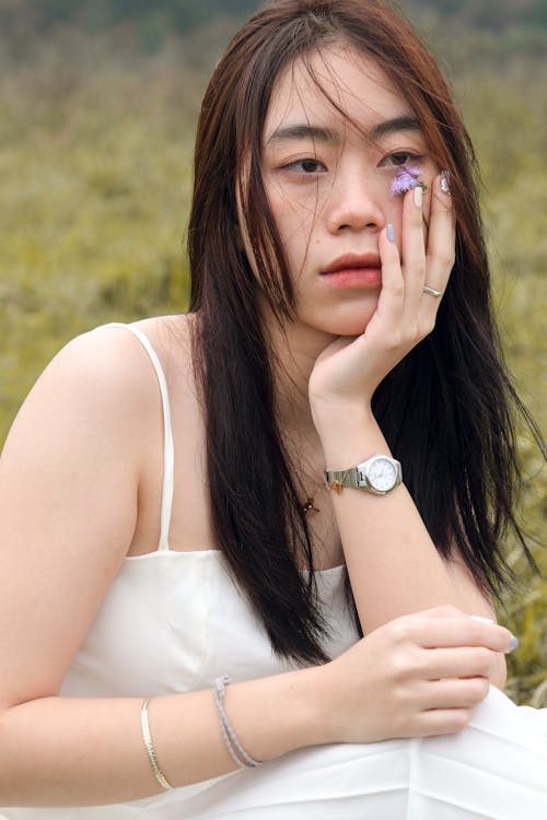 アジアの女性, ブルネット, ポージングの無料の写真素材