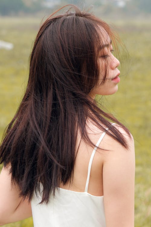 Kostnadsfri bild av asiatisk kvinna, kvinna, långt hår